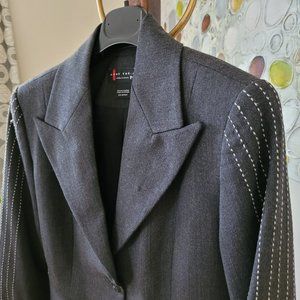 Andy The-Anh Grey Wool Blazer